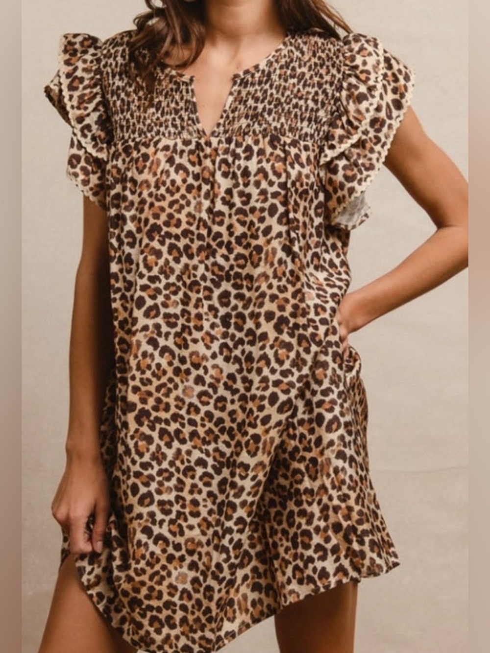 Bibi Leopard Dress